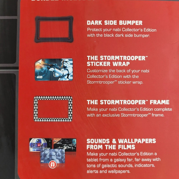 Nabi The Force Collector’s Edition Star Wars Accessory Bundle Dark Side Version - Picture 5 of 6